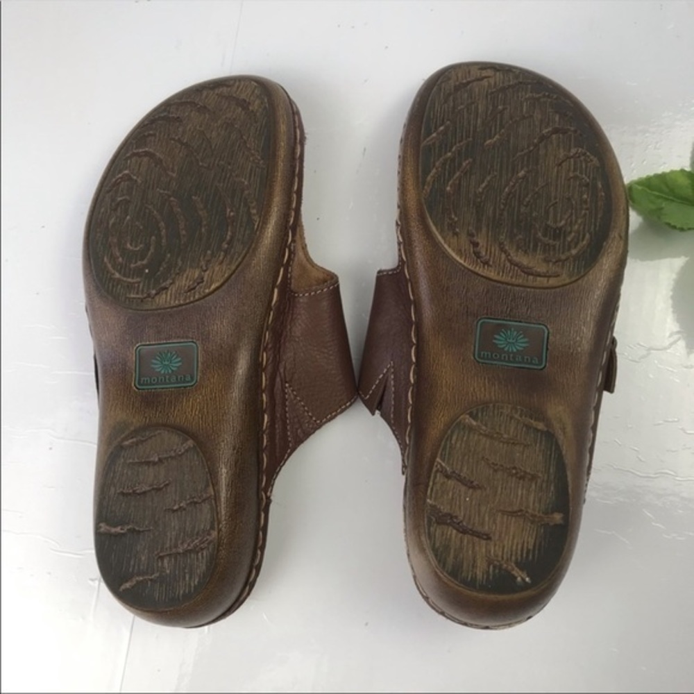 Montana Artisan Crafted leather thong sandals 8M - Picture 11 of 11